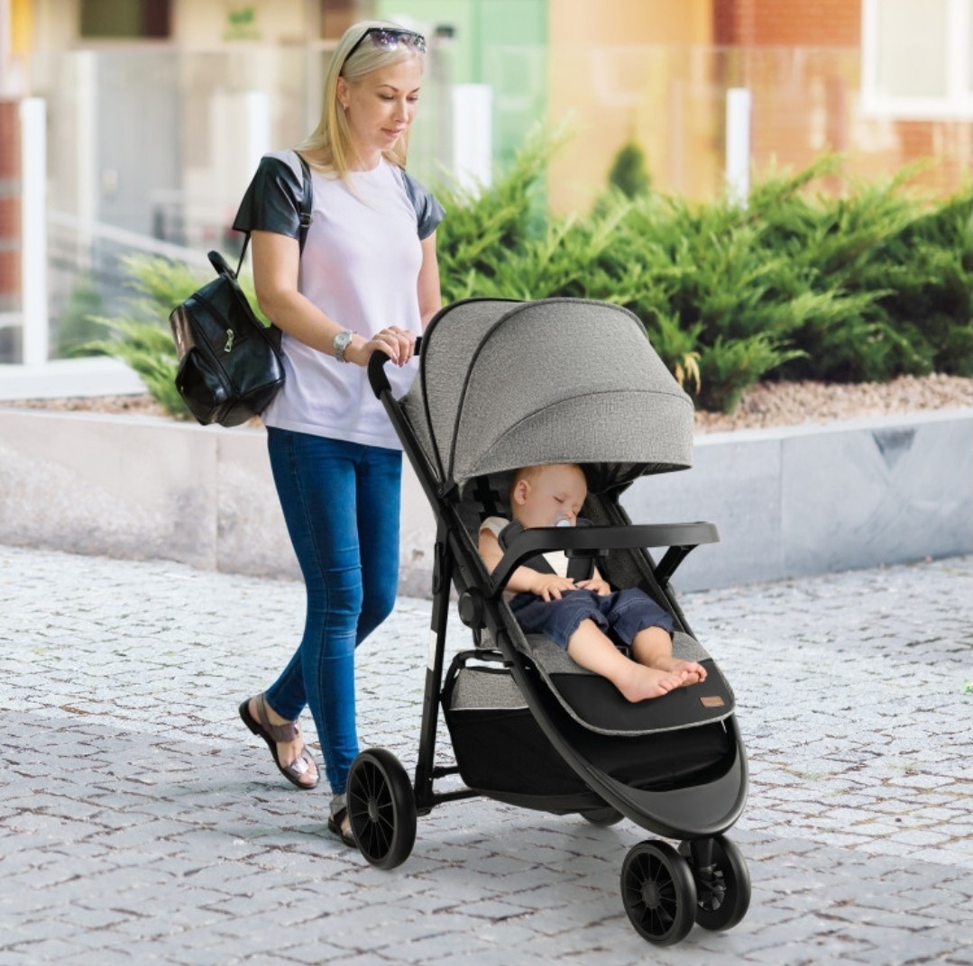 Baby Jogging Stroller With Adjustable Canopy
