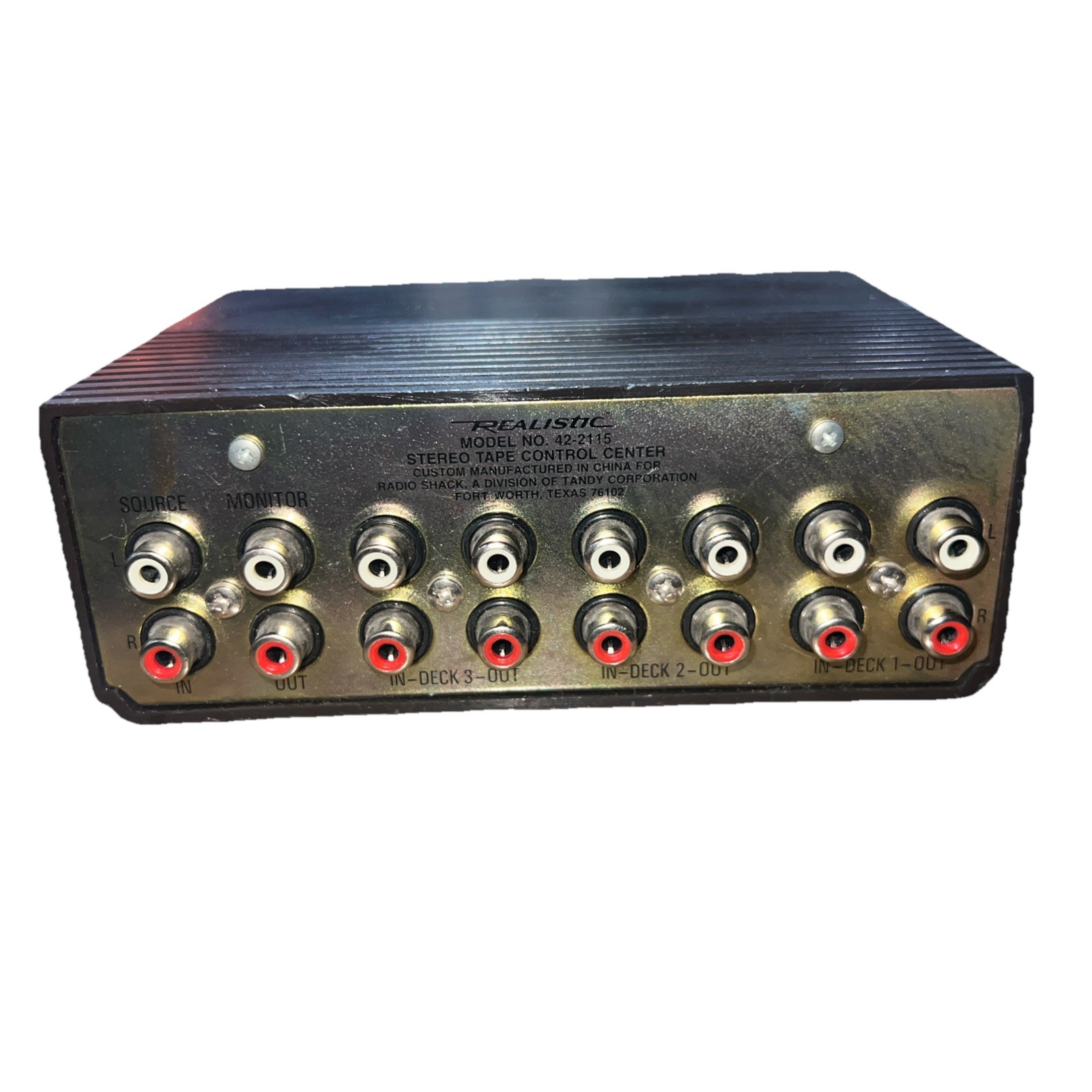 Vintage Realistic Stereo Tape Control Center Passive Selector