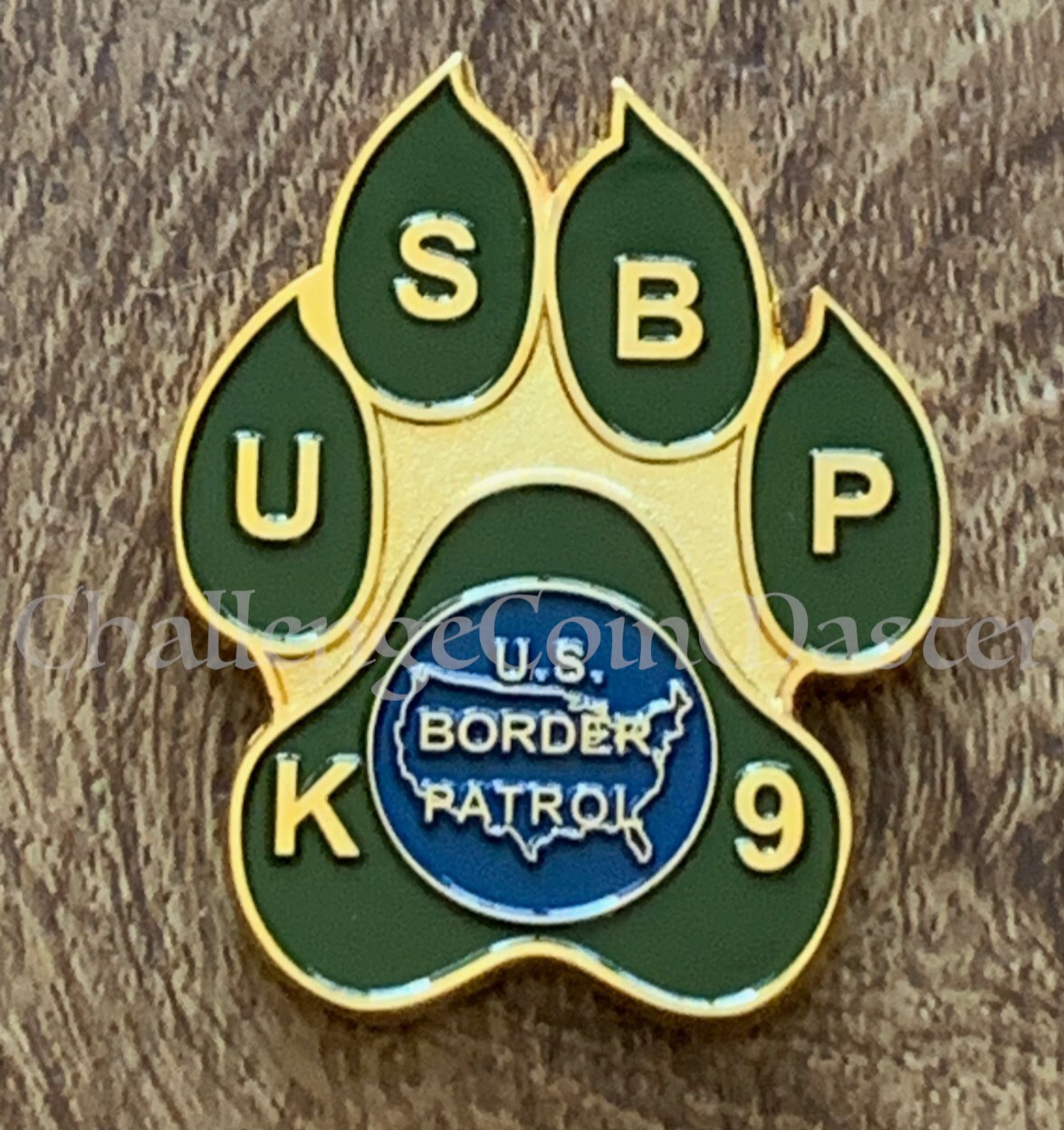 G21 U.S. Border Patrol K9 Unit Dog Paw Federal Police Challenge Coin