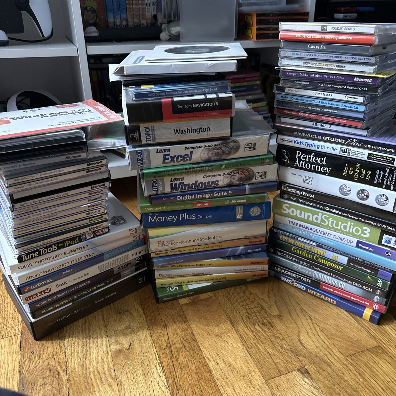 Lot Of 60+ Computer PC Software Windows Adobe Mac Paint Studio TurboTax Office
