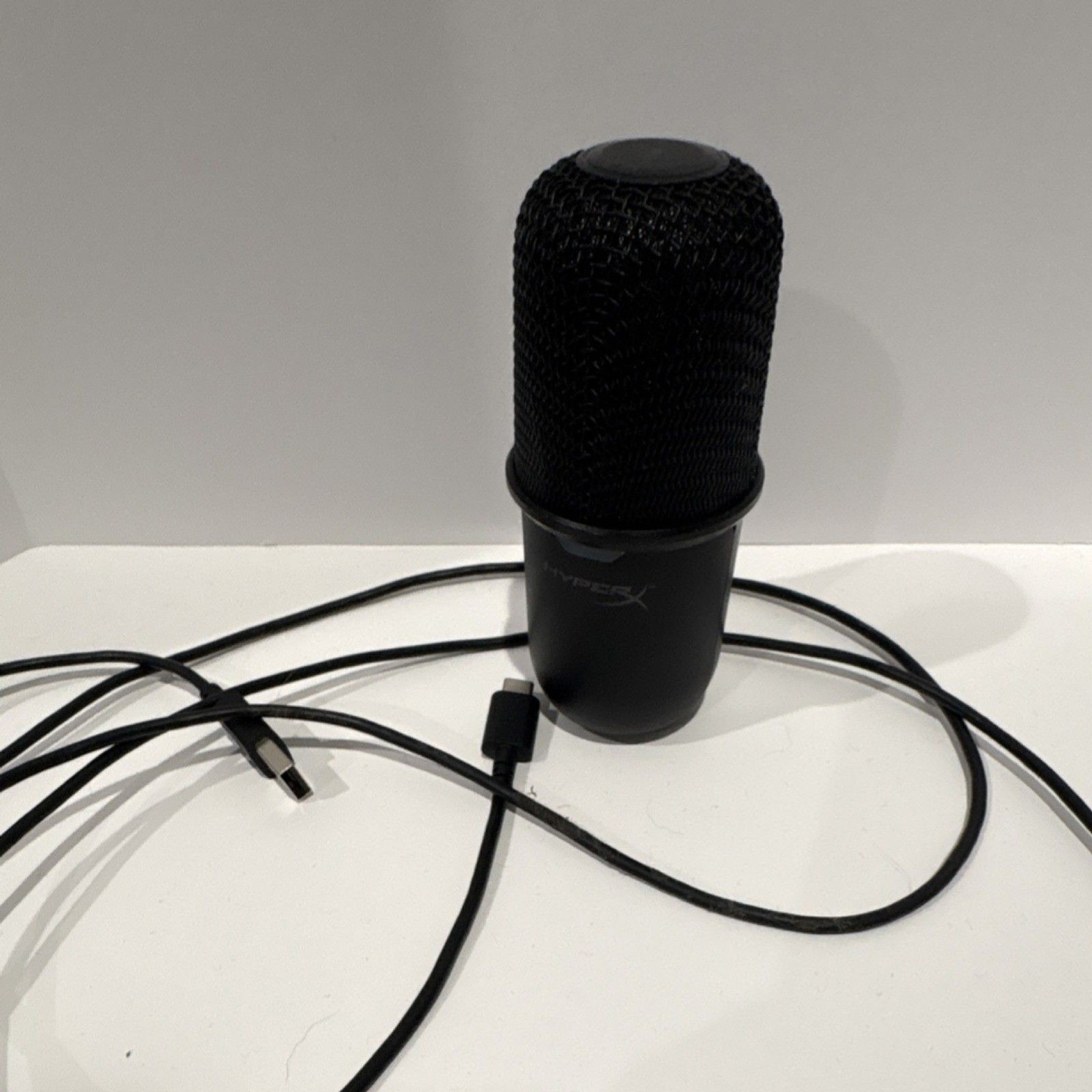 HyperX SoloCast USB Microphone Black, Cardioid, Mute Button, Freestanding