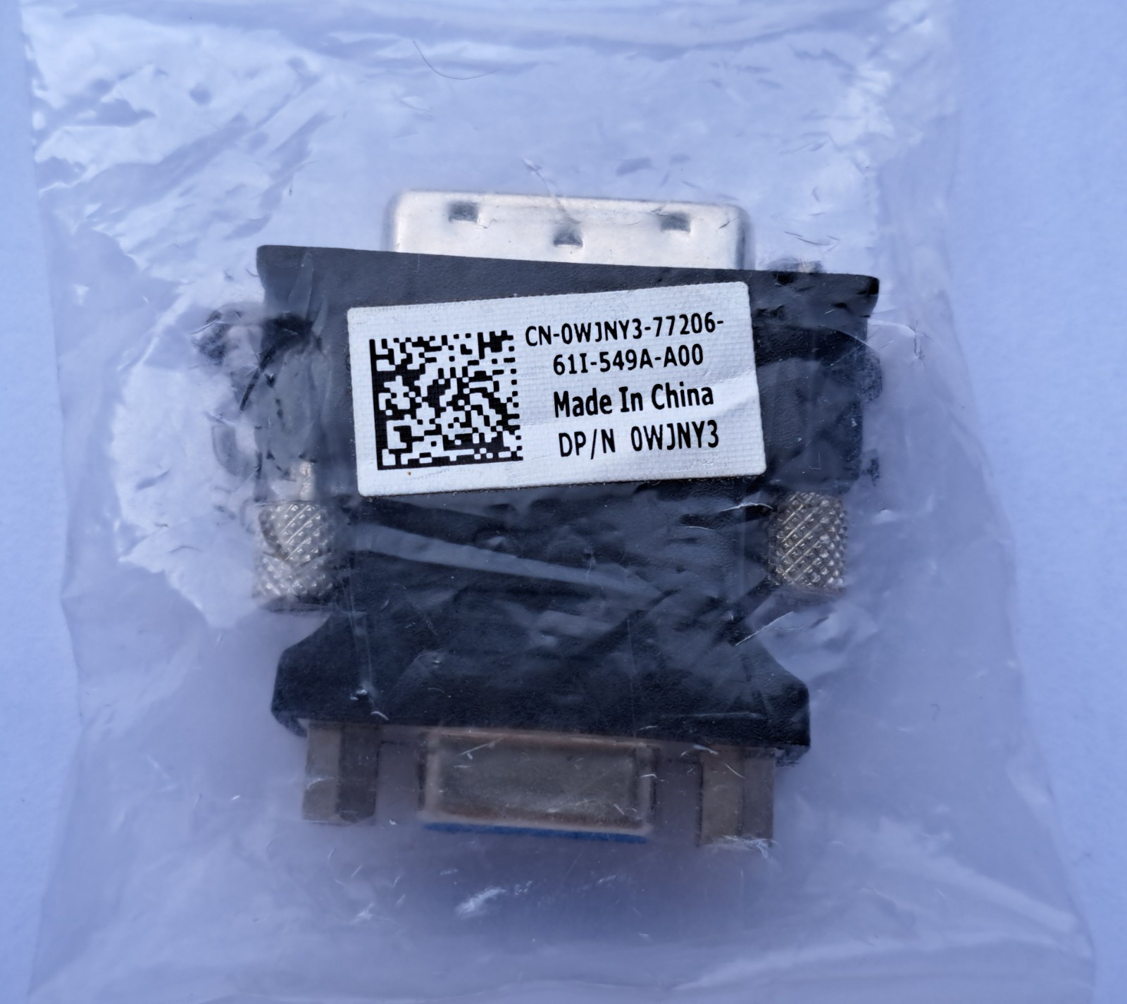 High Quality Lenovo Dell Wyse WJNY3 DVI Male to VGA Female Video Adapter 0WJNY3