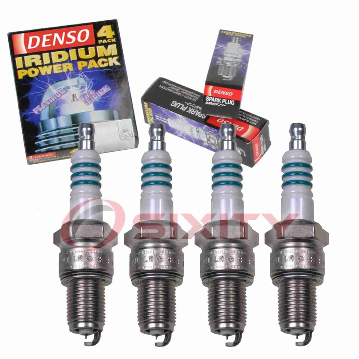 4 pc Denso Iridium Power Spark Plugs for 1988-1993 Ford Festiva 1.3L L4 nz