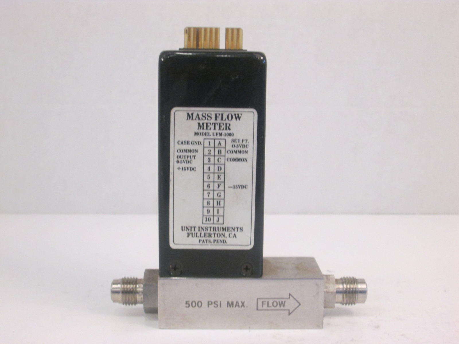 Unit UFM-1000, SIH4,150 SCCM