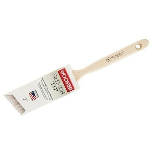 Wooster Brush 5221-2 1/2 Silver Tip 2 1/2 Angle Sash Paintbrush 2 Pack