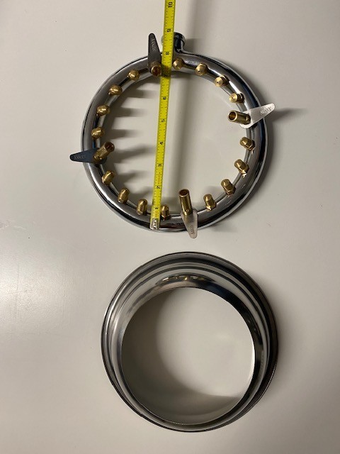 9 Inch High-powered Jet Burners With Lip (Natural Gas) FREE SHIPPING