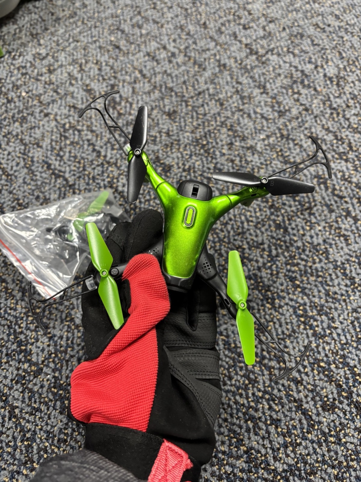Green Toy Drone