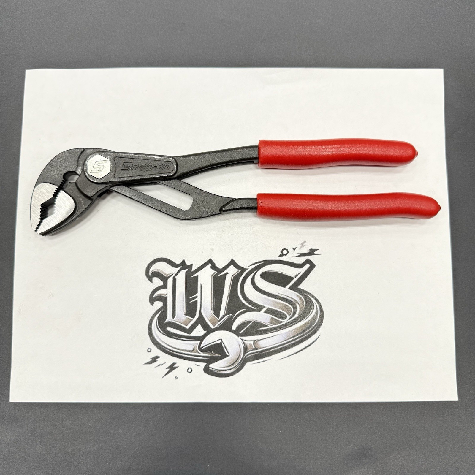 Snap-on Tools NEW RED 10" Soft Grip Adjustable Water Pump Pliers AWPBX10