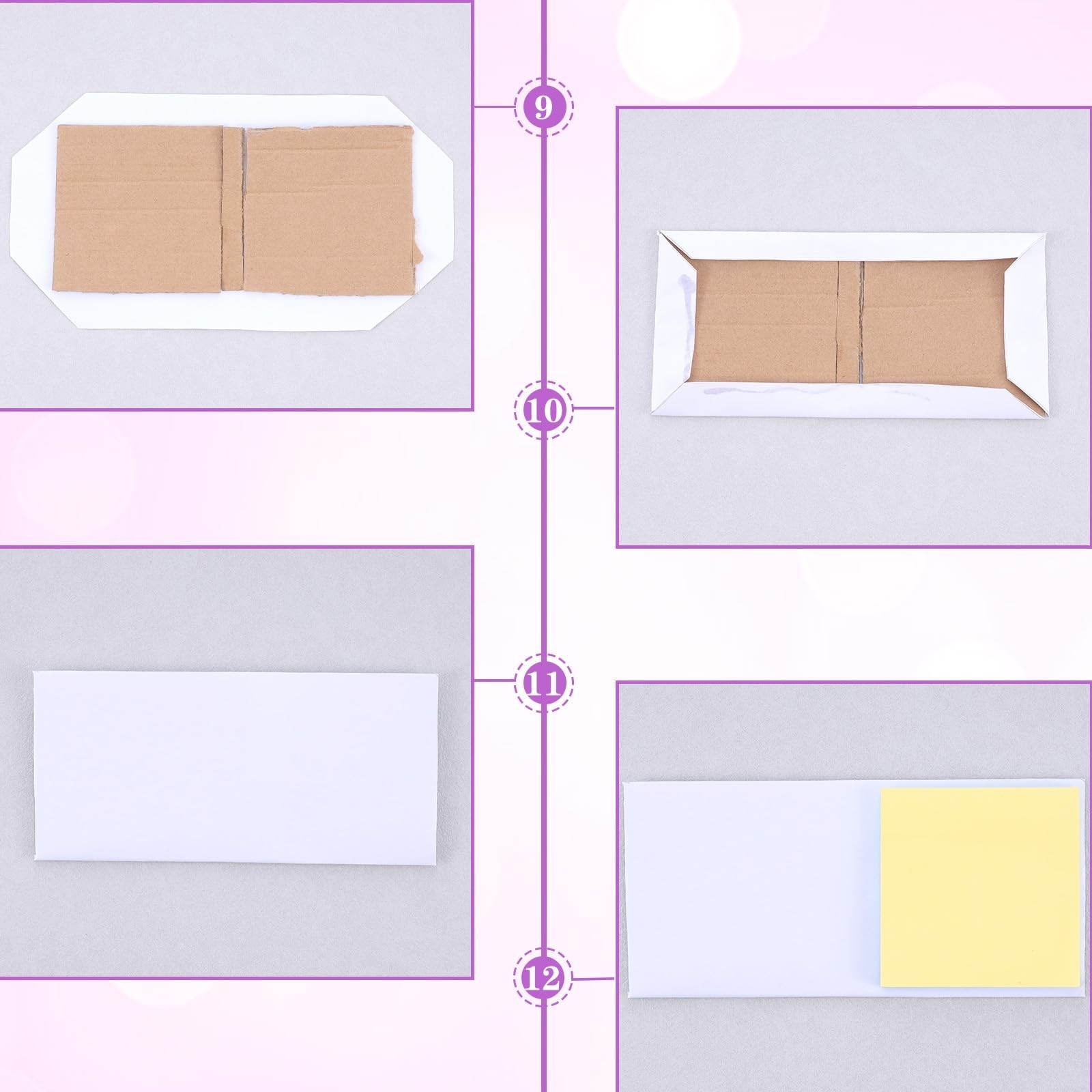 DOPENSPI 6 Pcs Bookbinding Tool Kit, Plastic Ruler Template Set | Scrapbookin...