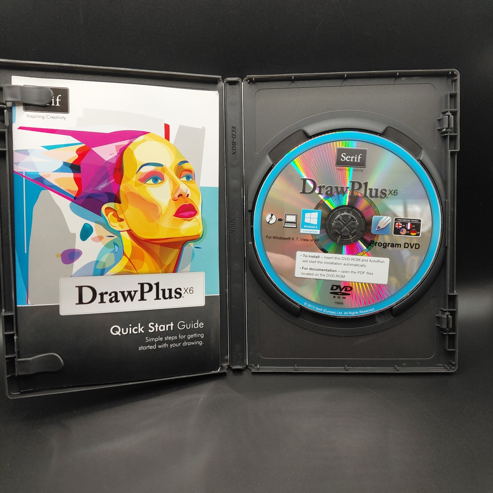 Serif Software DrawPlus X6 DPX6USDVDRT DVD-ROM