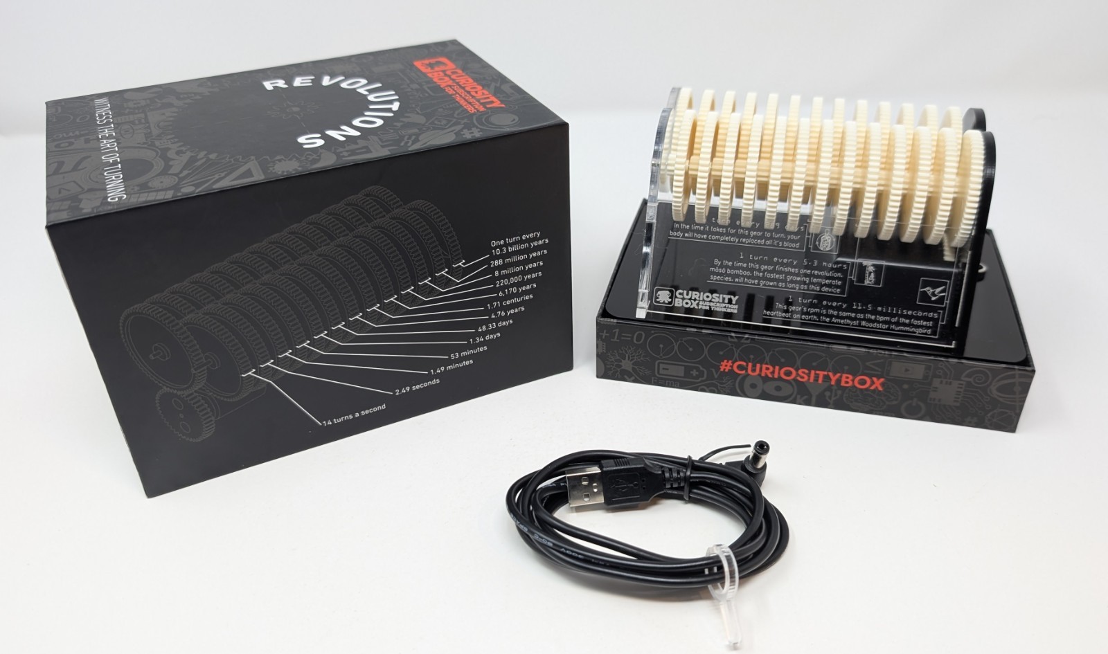 Curiosity Box: Revolutions - Witness The Art Of Turning, Googol Gear Machine