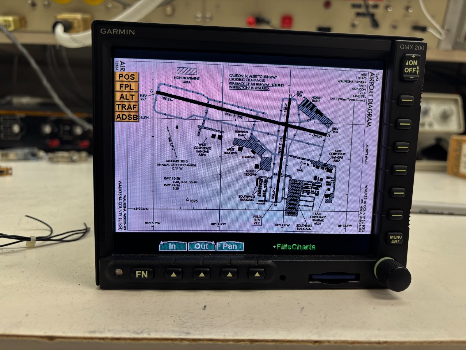 GARMIN GMX 200 MFD Multi-Function Display PN 011-01271-00 w/ 8130 + Tray + Data