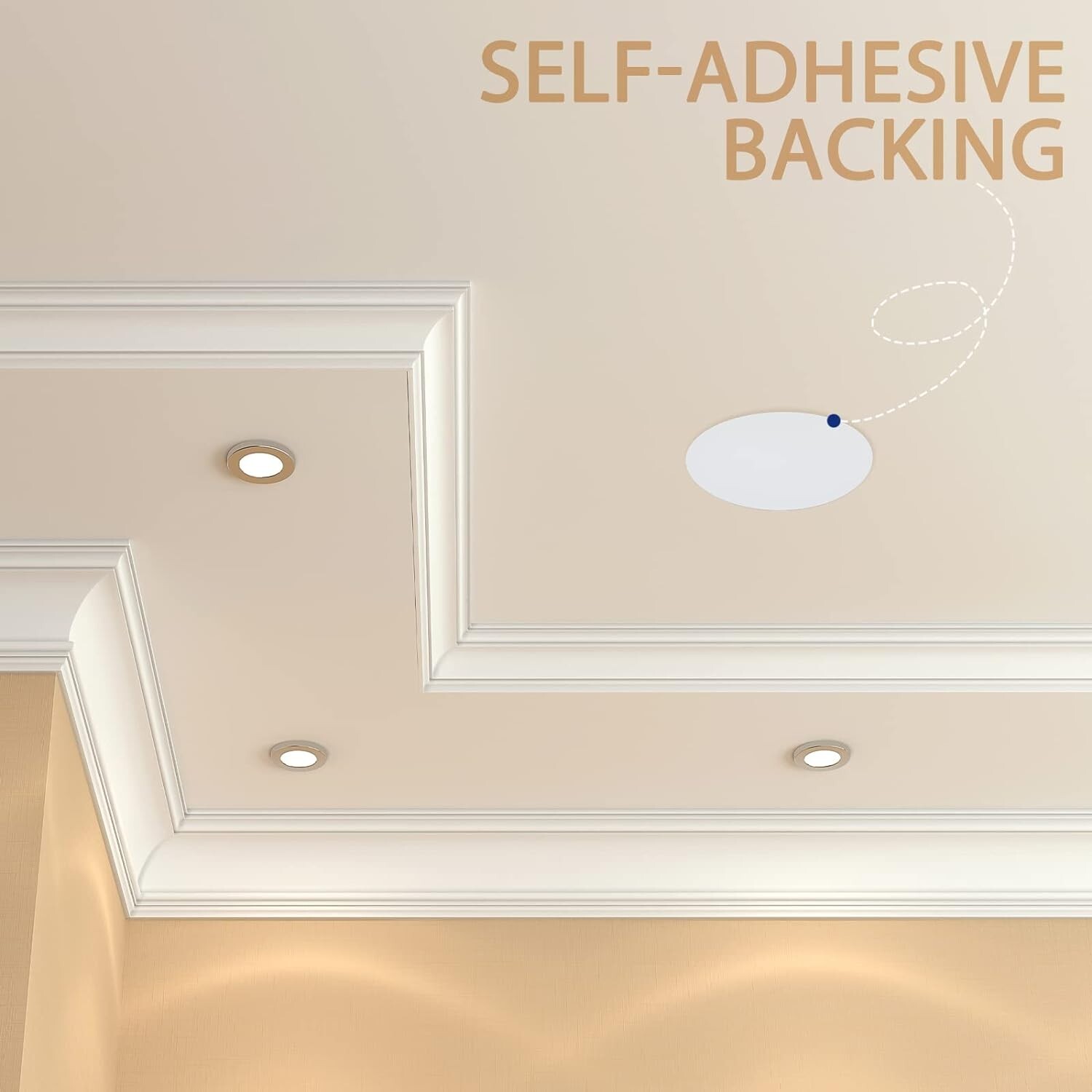6 Pcs Plastic Flat Blank Plate Wall Hole Cover Ceiling 7 Inch Round, NEW