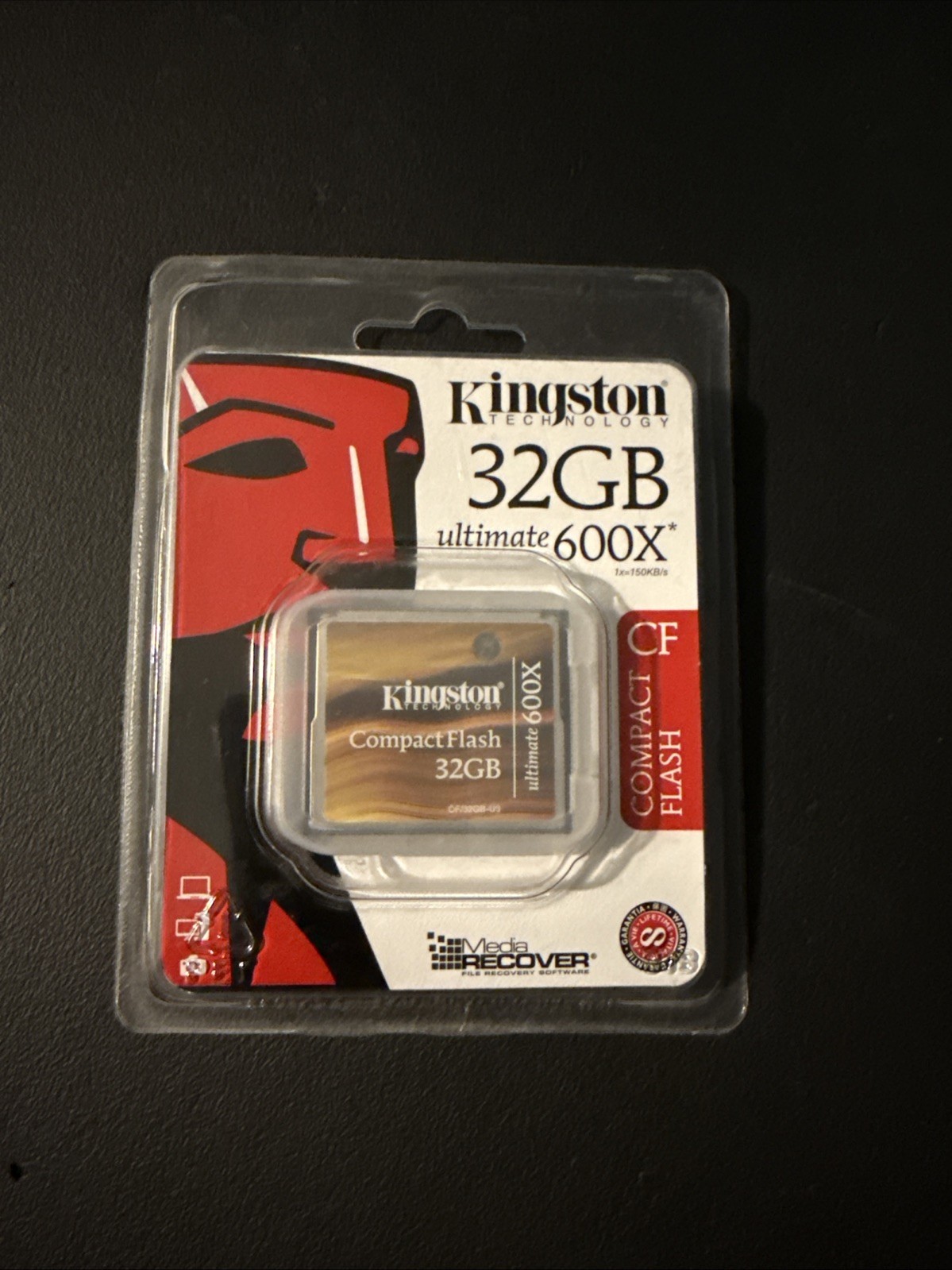 Kingston 32GB CompactFlash Ultimate 600X CF Card – NEW, Factory Sealed