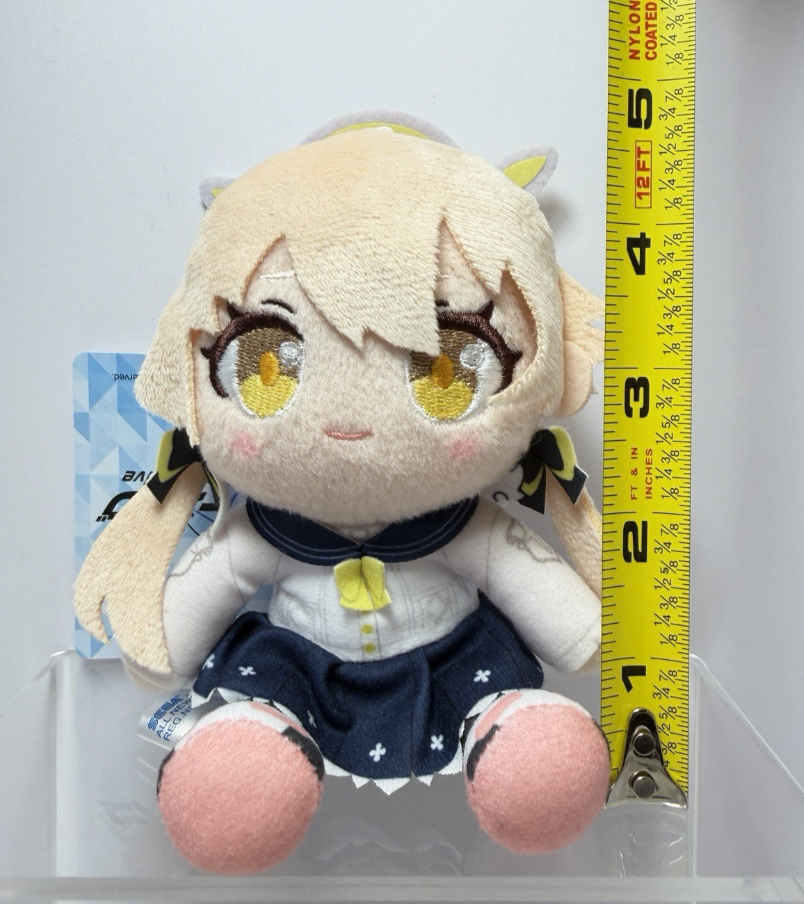 SEGA Blue Archive Ajitani Hifumi Mini Nuigurumi Vol. 2 Anime Plush w/ Tag Japan