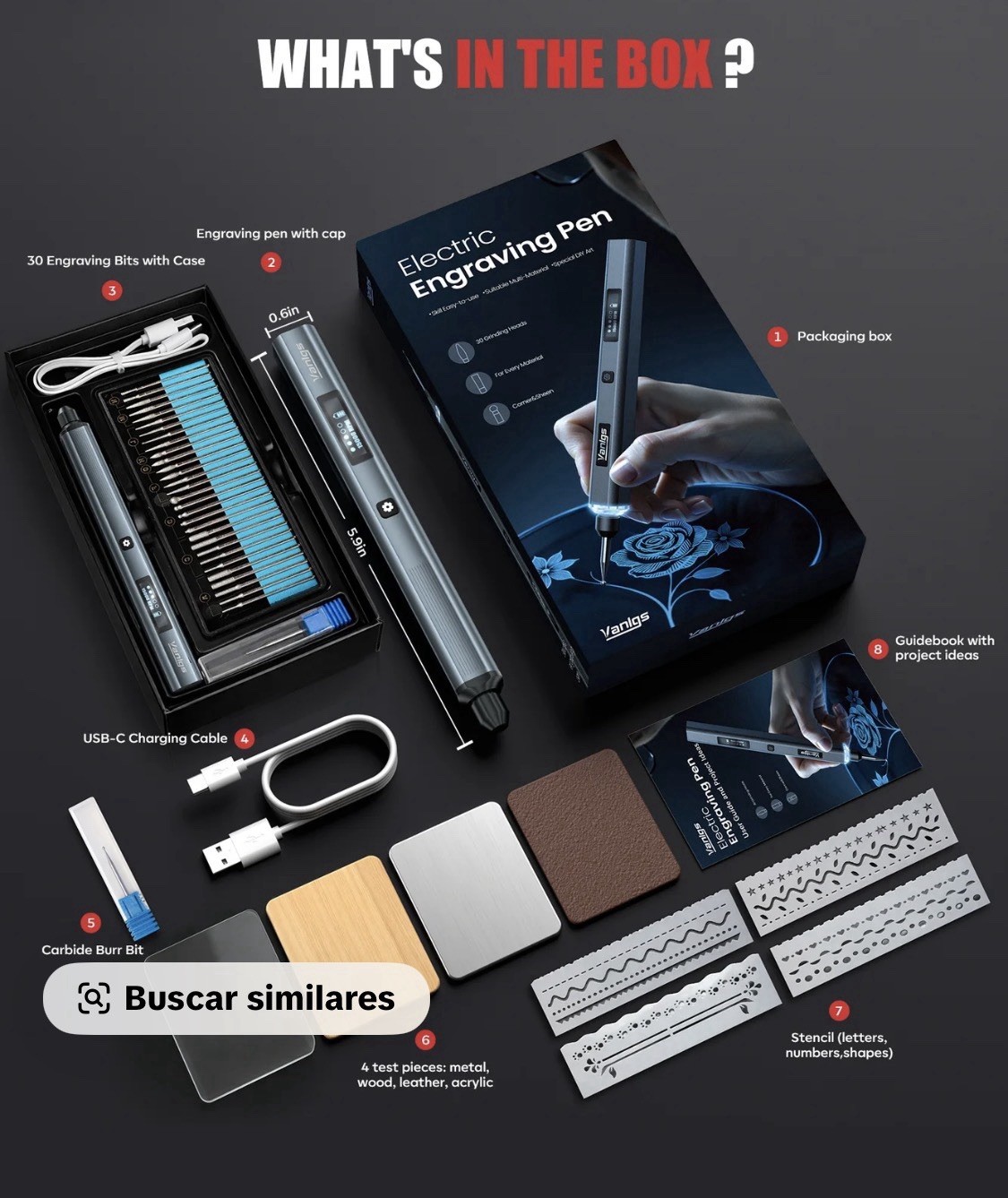 Cordless Rechargeable Engraving Pen
