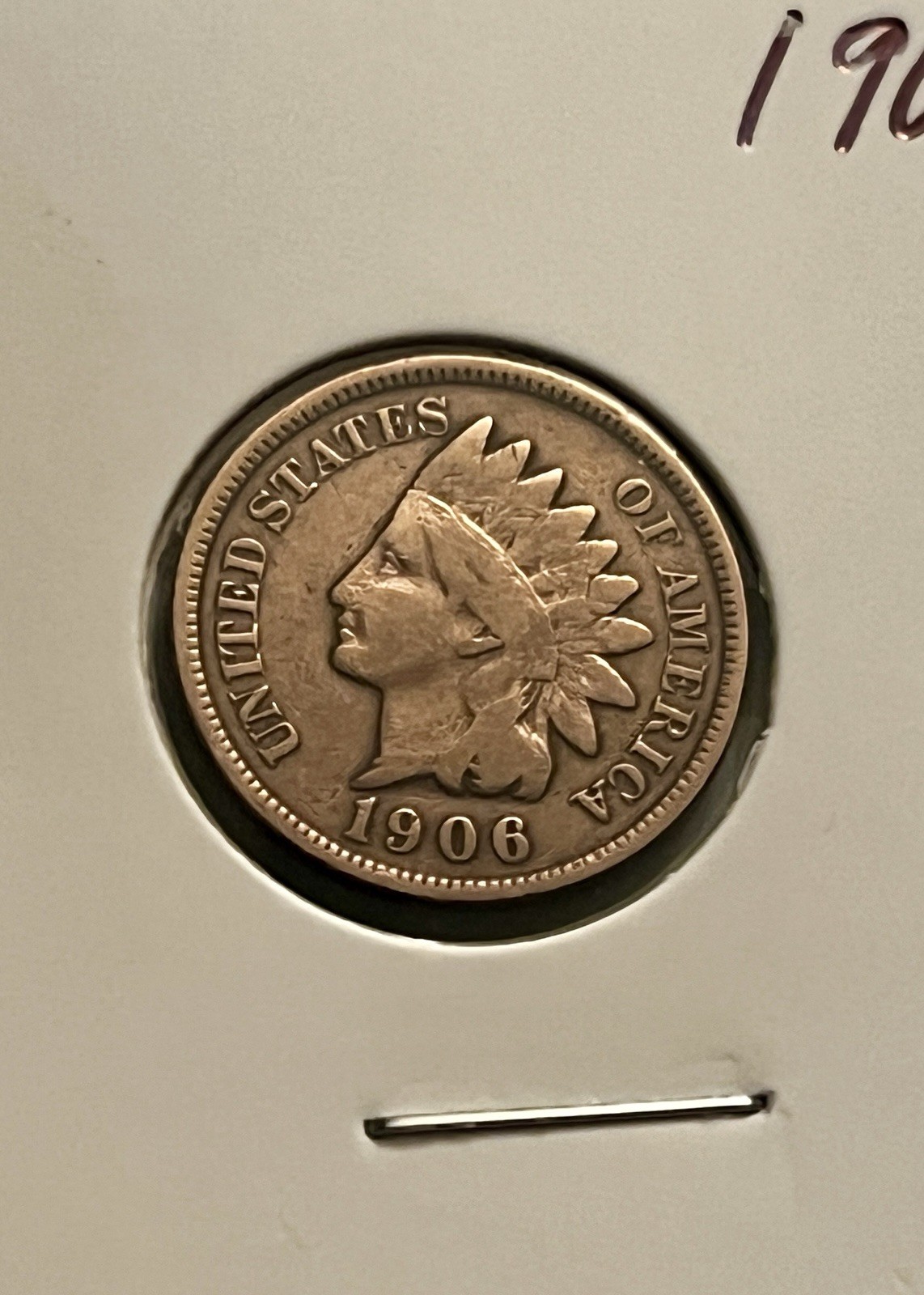1906 Indian Head Cent Solid Circulated Example Good Detail Nice Reverse BN902