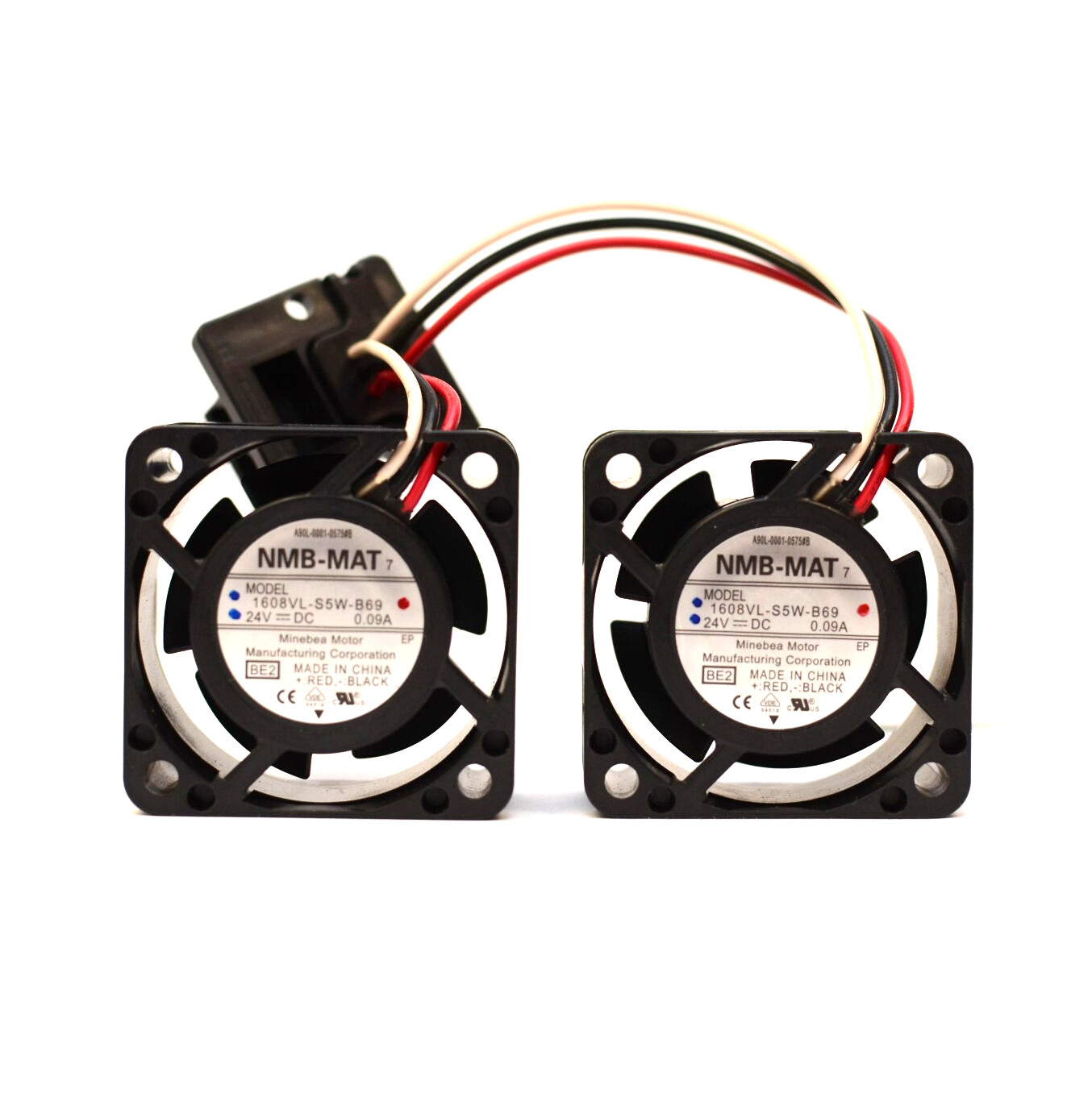 FANUC Fan A90L-0001-0575#B (NMB-MAT 7 1608VL-S5W-B69 in pair, or SanAce 9) 24VDC