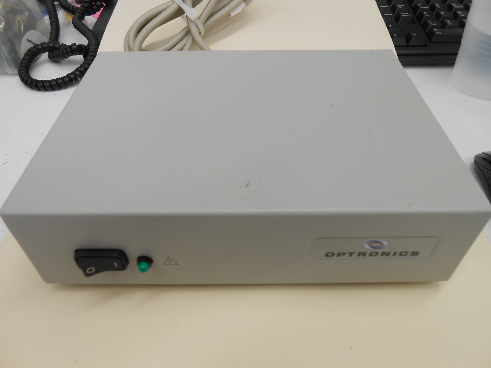 OPTRONICS MAGNAFIRE C- MOUNT MICROSCOPE CAMERA & 60800 POWER SUPPLY