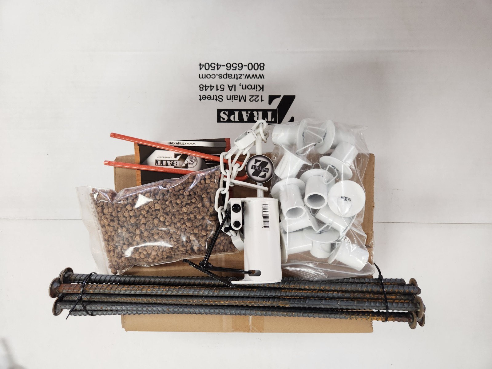 12 Powder Coated ZTRAP Dog Proof Coon Traps KIT Trapping Raccoon NEW SALE