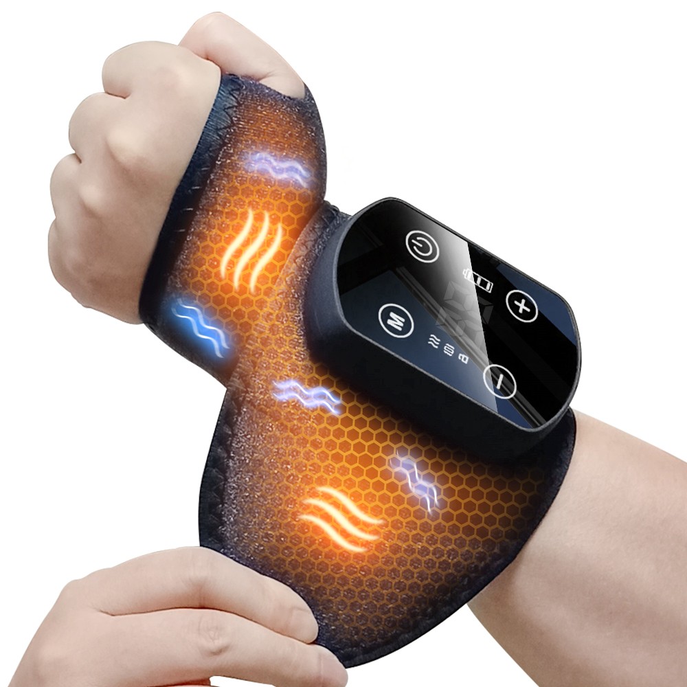 Cordless Hand Wrist Massager Pain Relief with 5Heat Levels & 3 Vibration Mode US