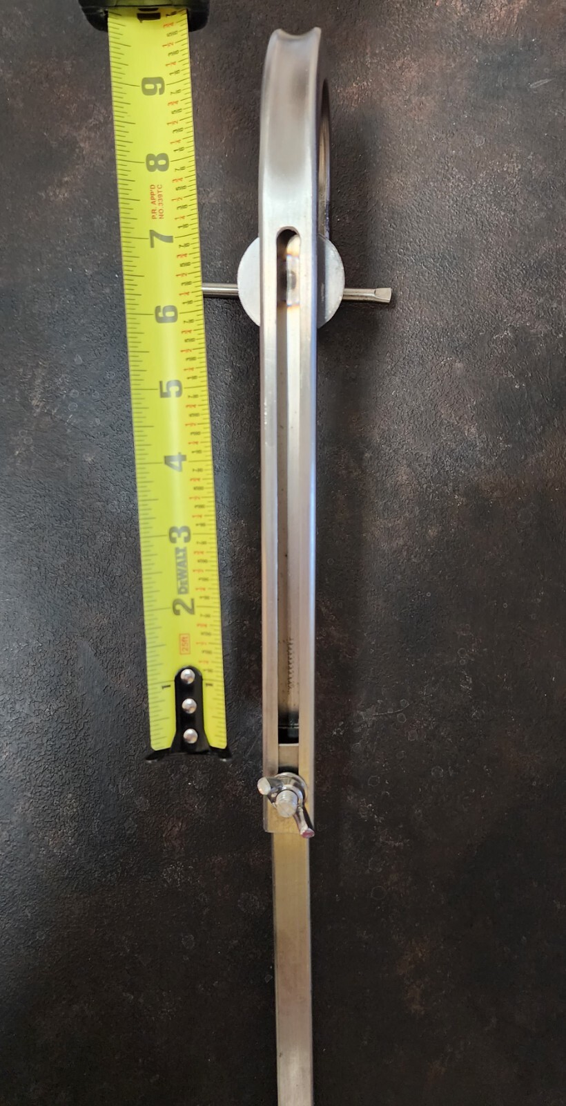 Universal Stainless Steel mount for sonar transducer, Strong and Solid.