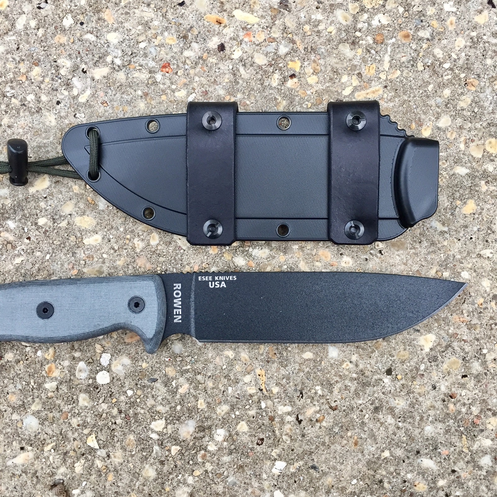 ESEE 6 Leather Scout Carry Straps
