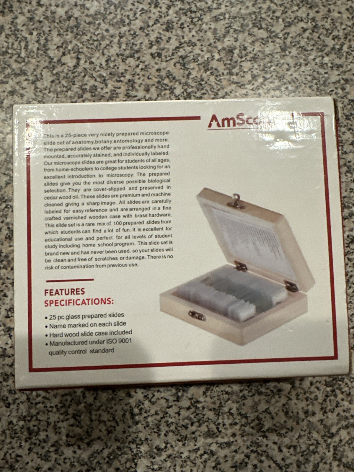 Biology 25 Prepared Microscope Slides