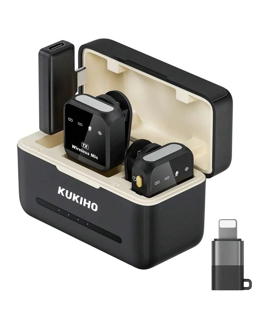 KUKIHO Wireless Microphone, Black