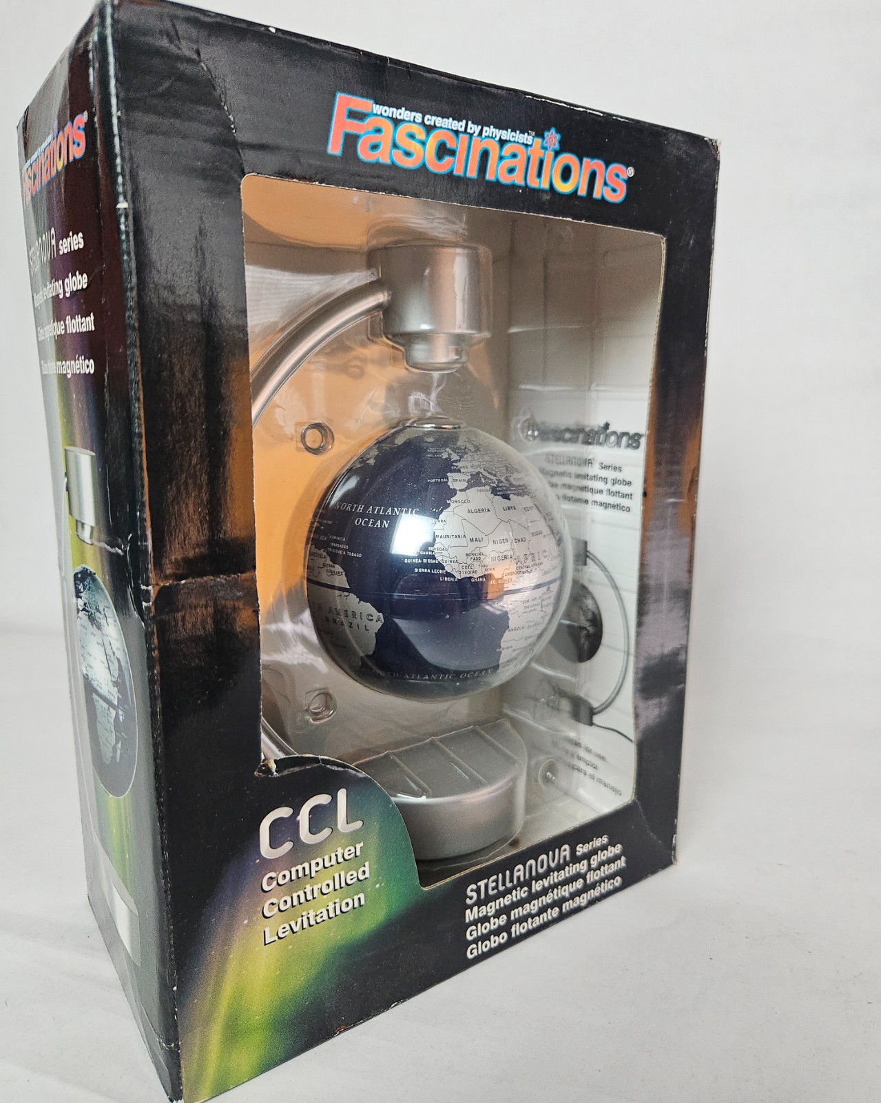 Magnetic Levitating Globe Fascinations Stellanova Series Computer Controlled NOS