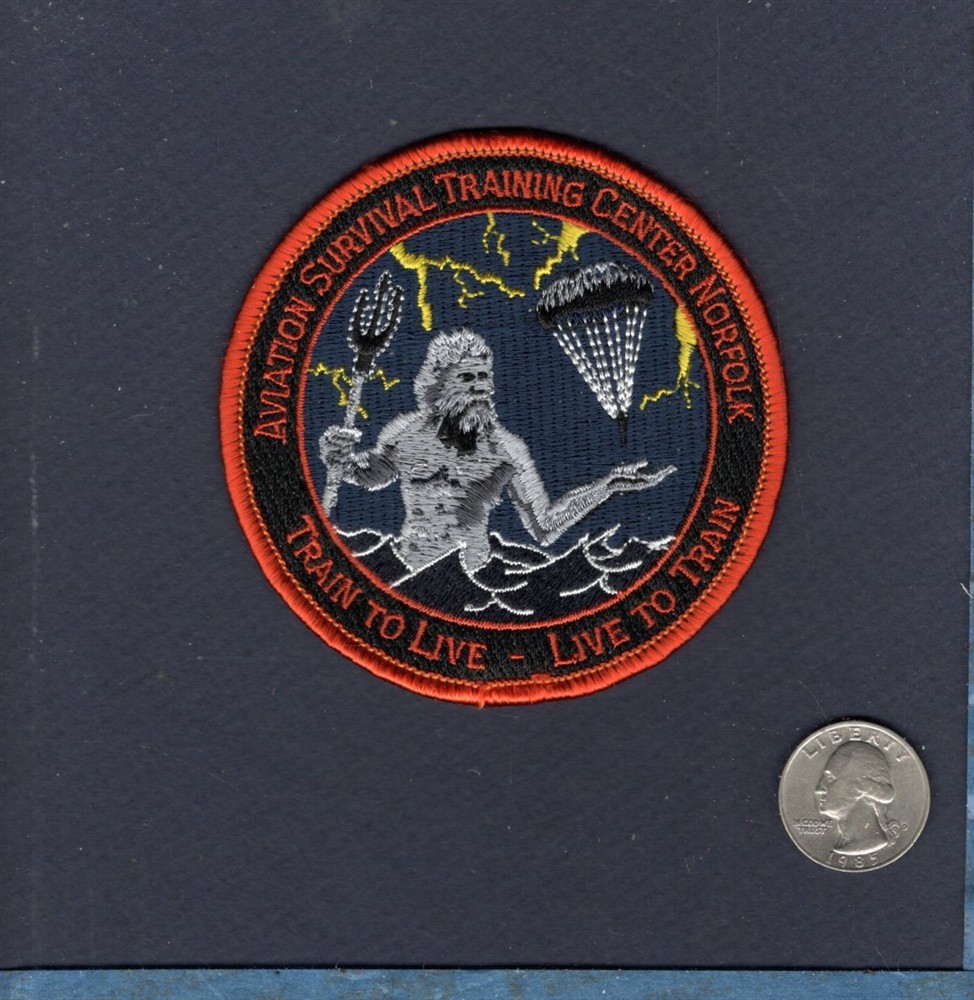 ASTC Aviation Survival Training Center NAS NAVSTA NORFOLK US Navy Squadron Patch
