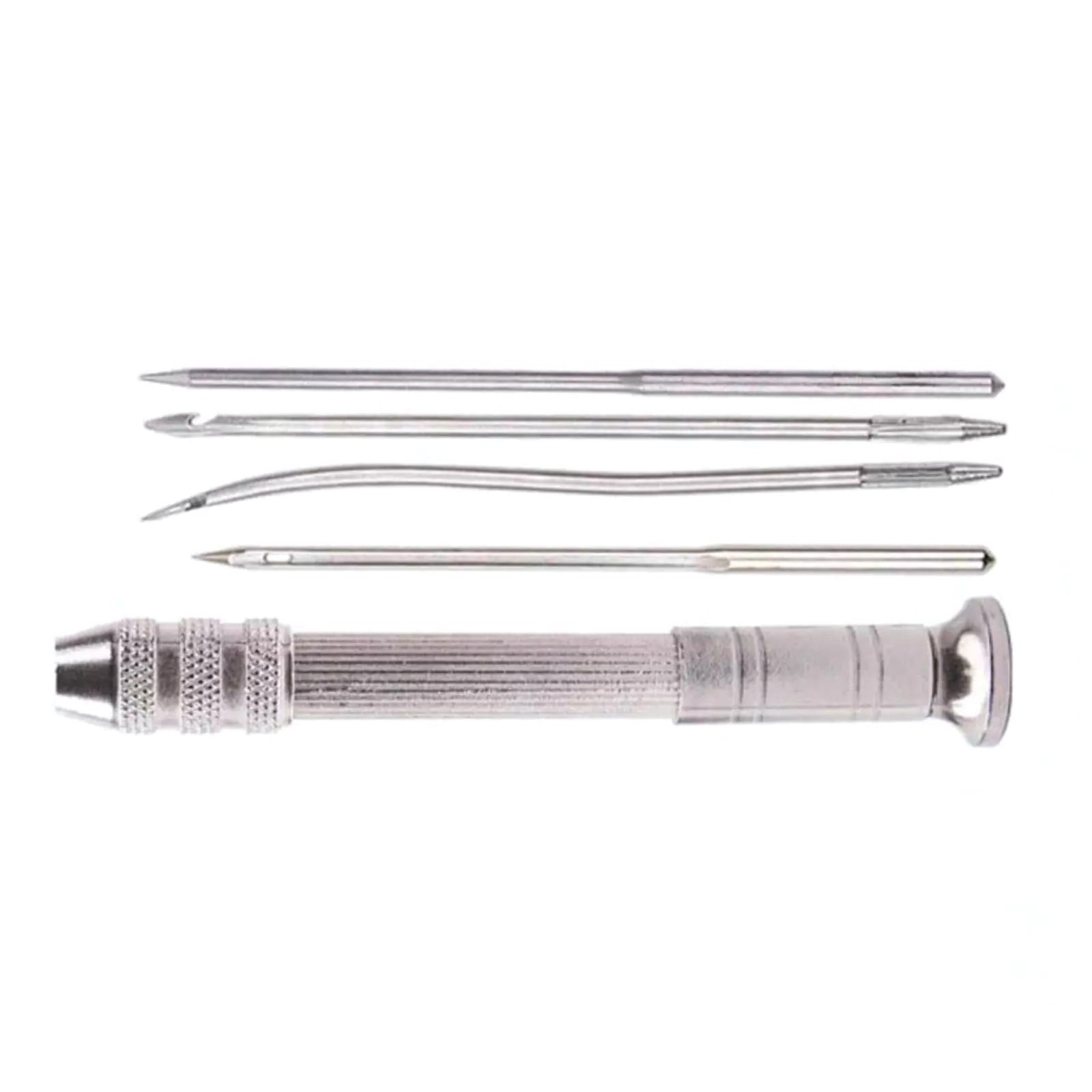 Leather Sewing Awl Set Shoes Repair Punch Stitching Needle Alloy+Copper New