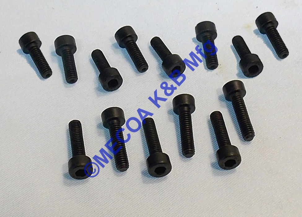 HB .40 and .50 engine Socket Head Screw Set MECOA #25-0901