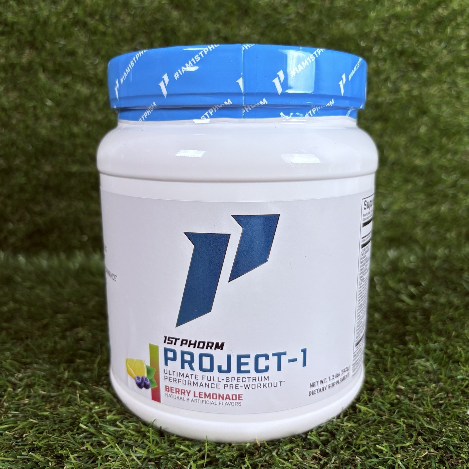 1st Phorm Project-1 Berry Lemonade Pre-Workout 20 Servings New Sealed 09/2027
