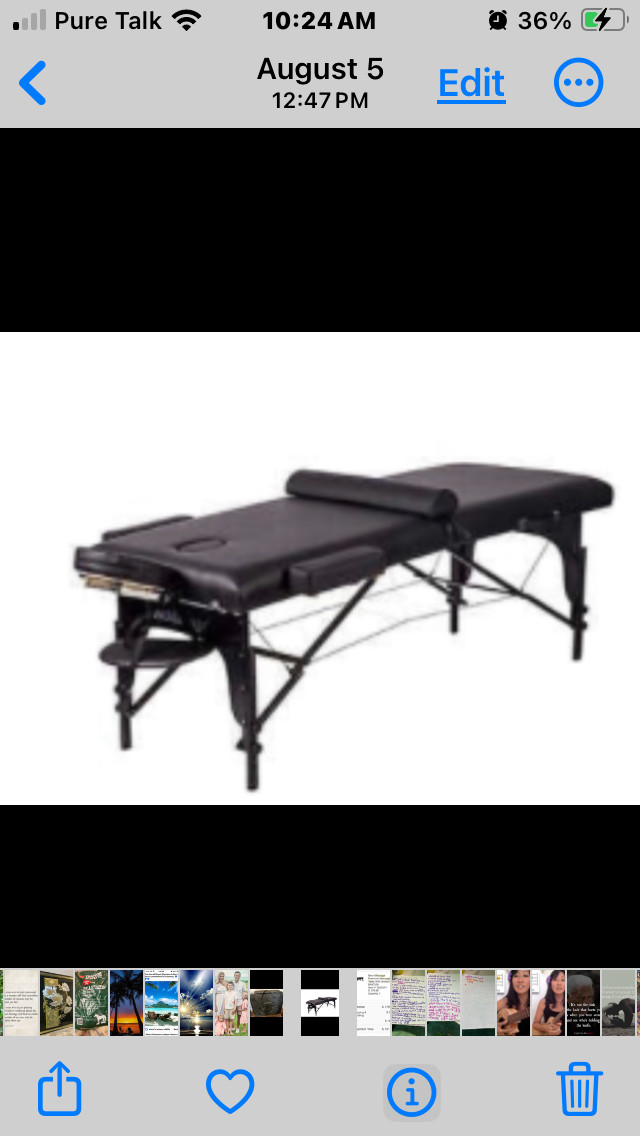 massage bed portable