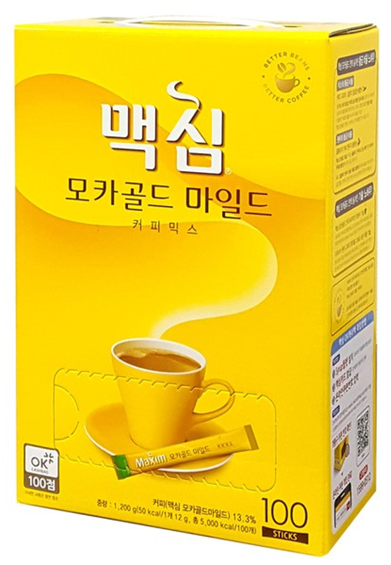 Coffee Mix Maxim Mocha Gold Mild (20 / 50 / 100 Sticks, Free Shipping!)