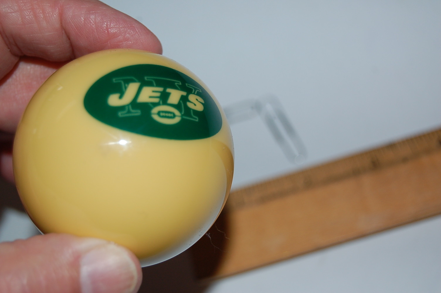 NEW YORK JETS LOGO QUE BALL, NFL, POOL BALL