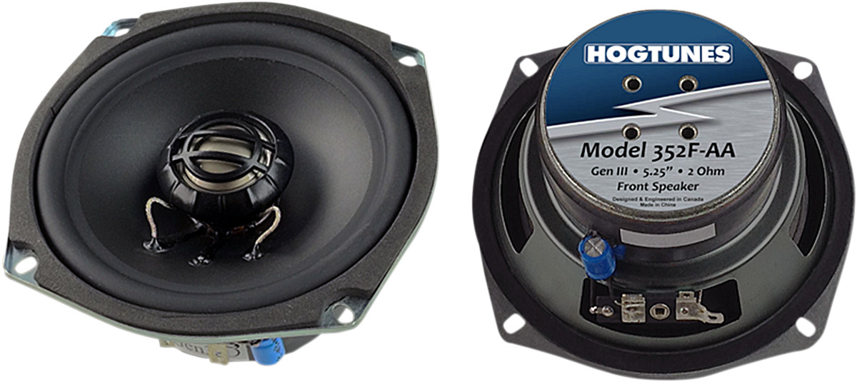 Hogtunes 352F-AA Gen3 5.25" Replacement Speakers Front - 2 Ohm