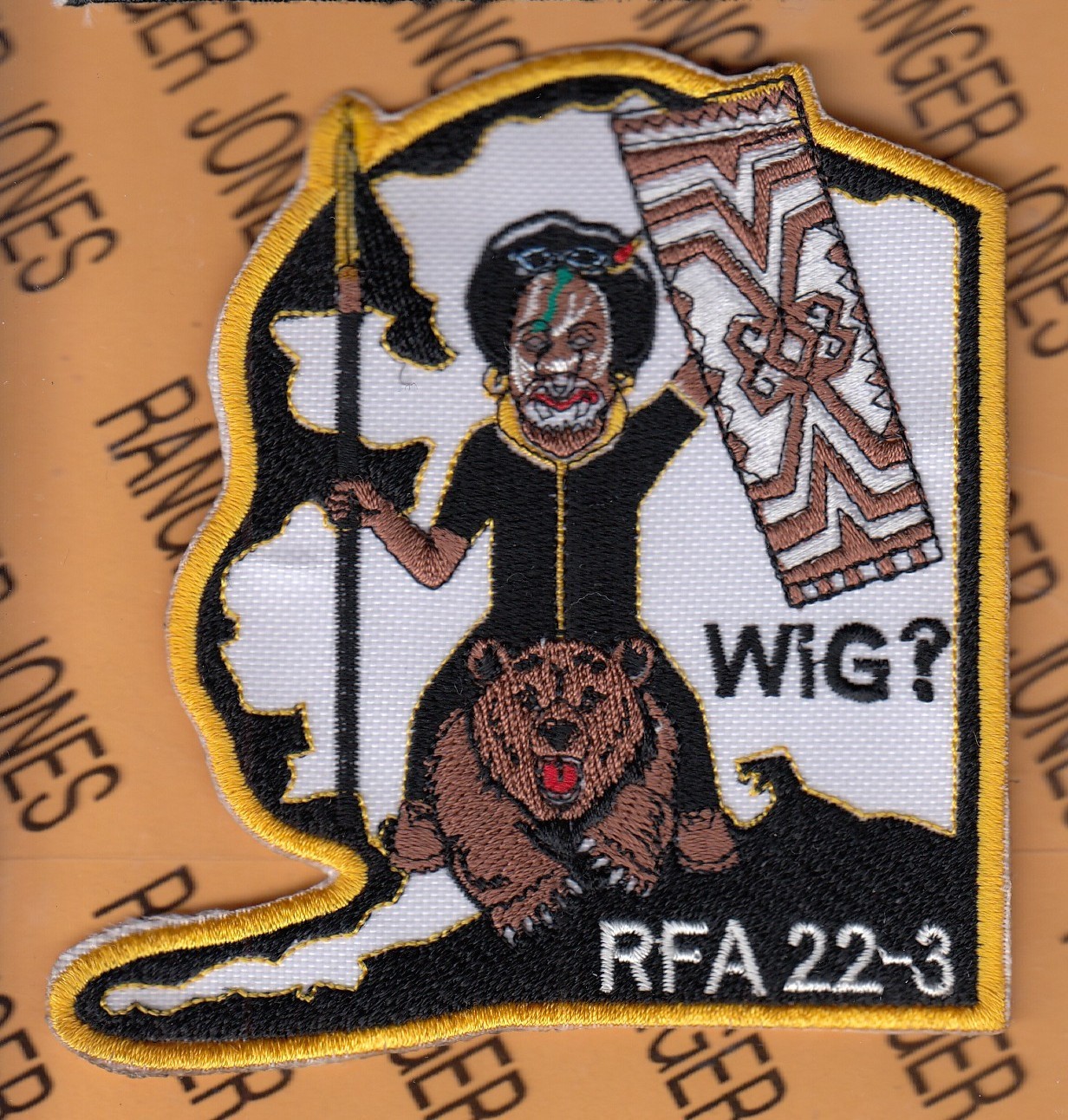 USAF Air Force 80th Fighter Sq FS JUVATS RFA Red Flag Alaska 22-3 ~4" patch c/e