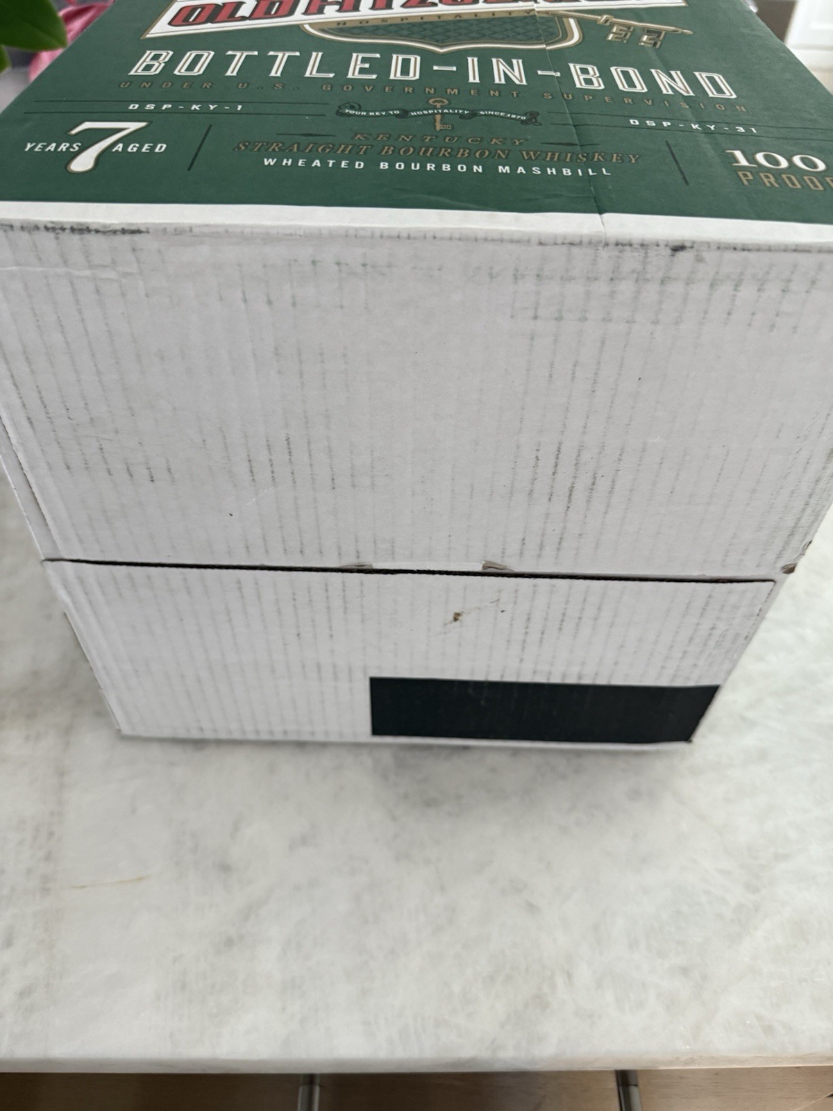 Old Fitzgerald Bottled In Bond Empty Box