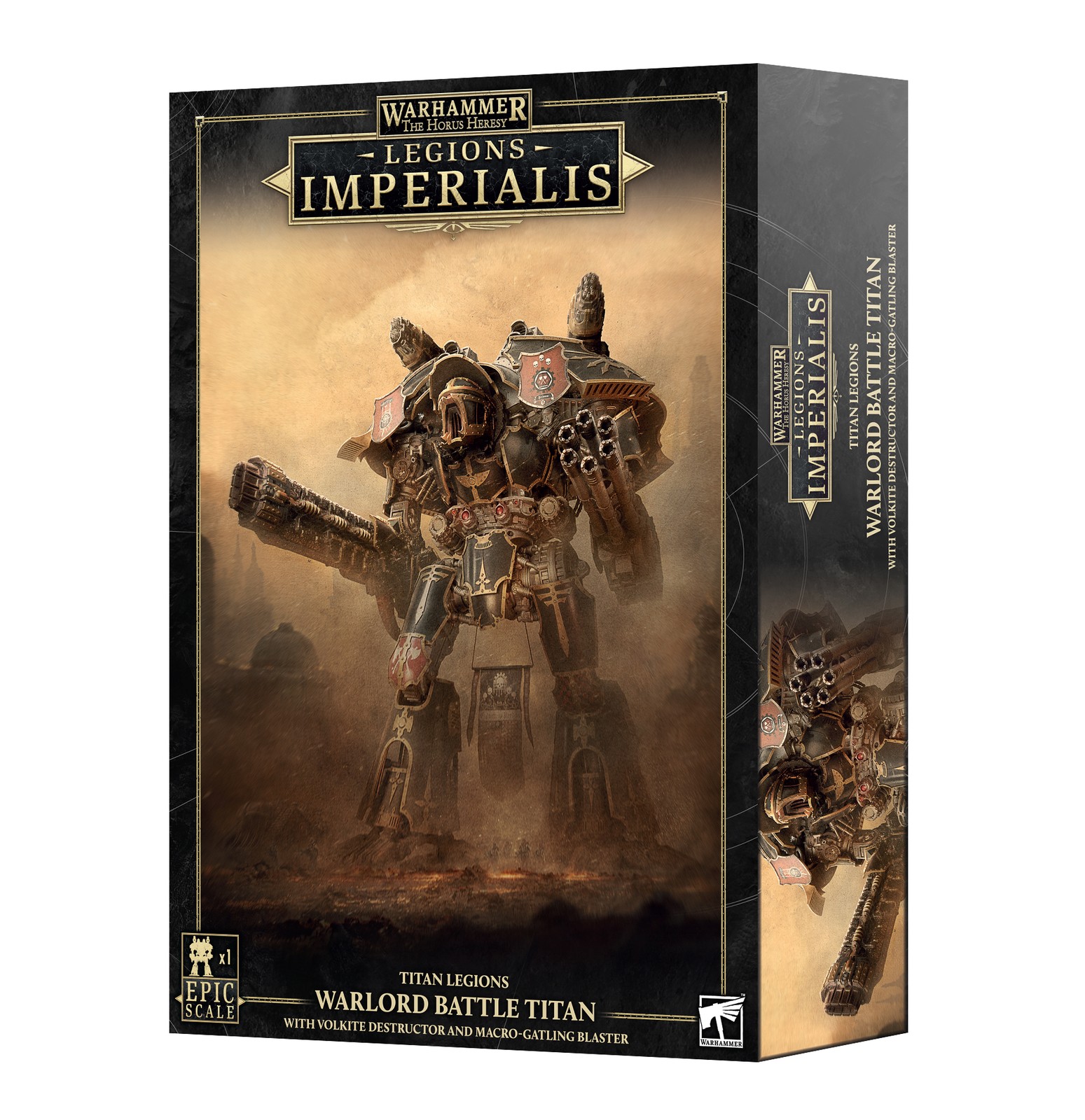 Legions Imperialis: Warlord Titan w/Volkite Destructor/Macro-gatling Blaster