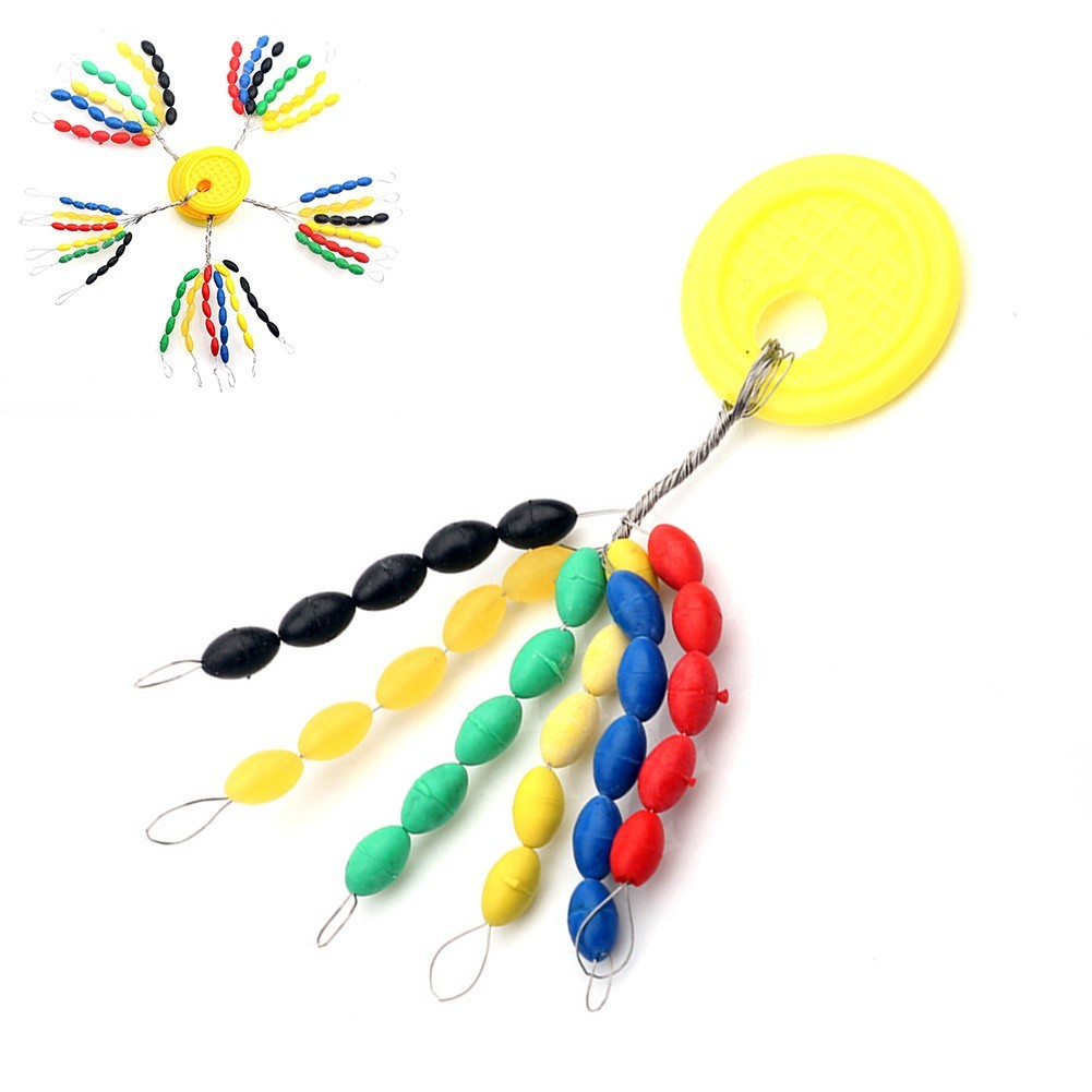 Stop Beads Rubber SS/S/M/L/LL Anti-collision Beans Fishing Float Stops
