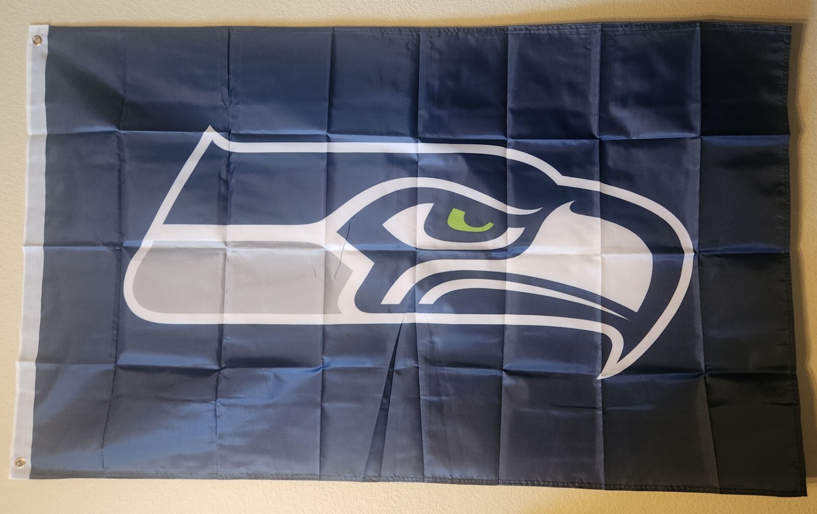 Seattle Seahawks NFL Football Flag Double Sided Printing 3x5 Feet W/ Grommets
