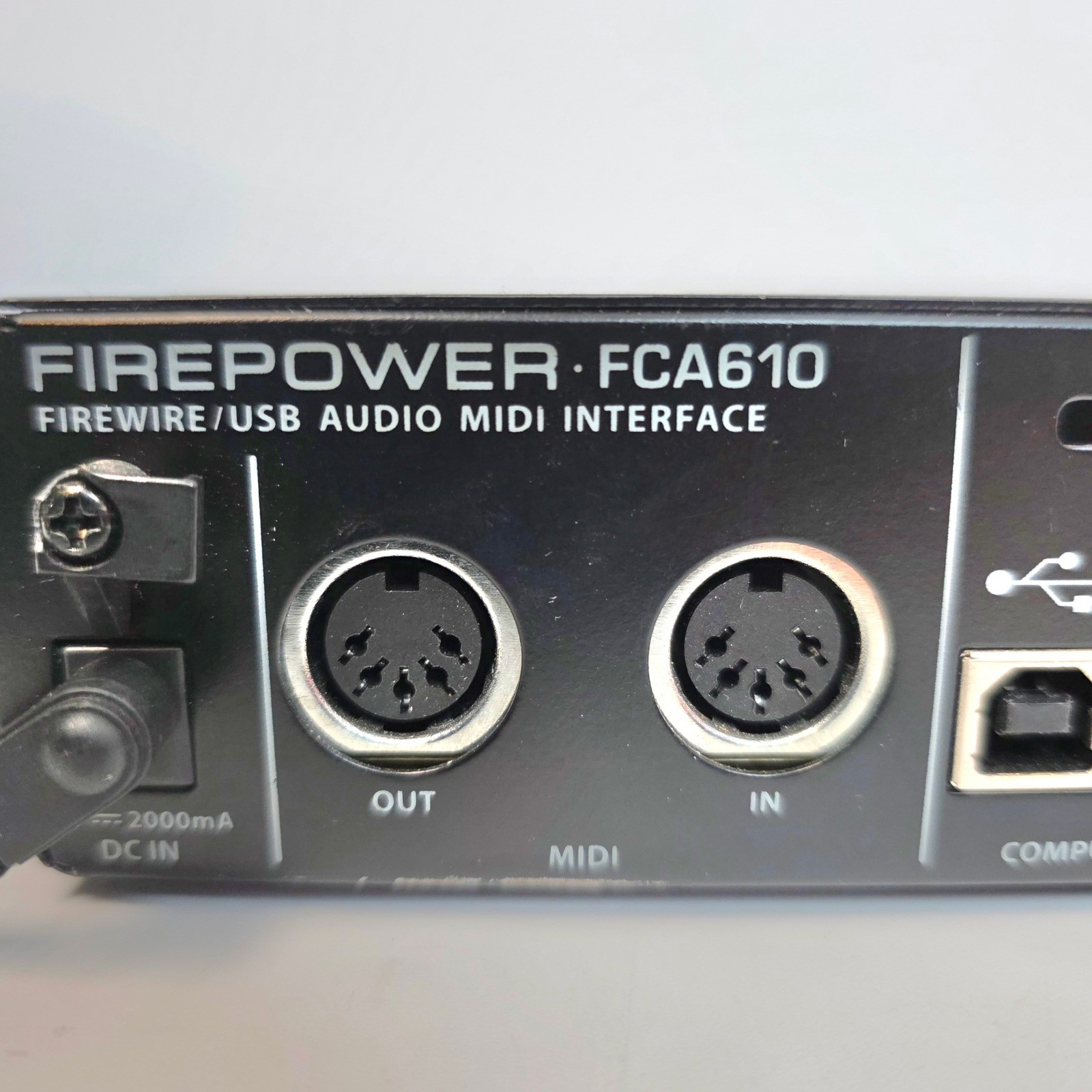 Behringer Firepower FCA610 FireWire USB Audio MIDI Interface READ DESCRIPTION