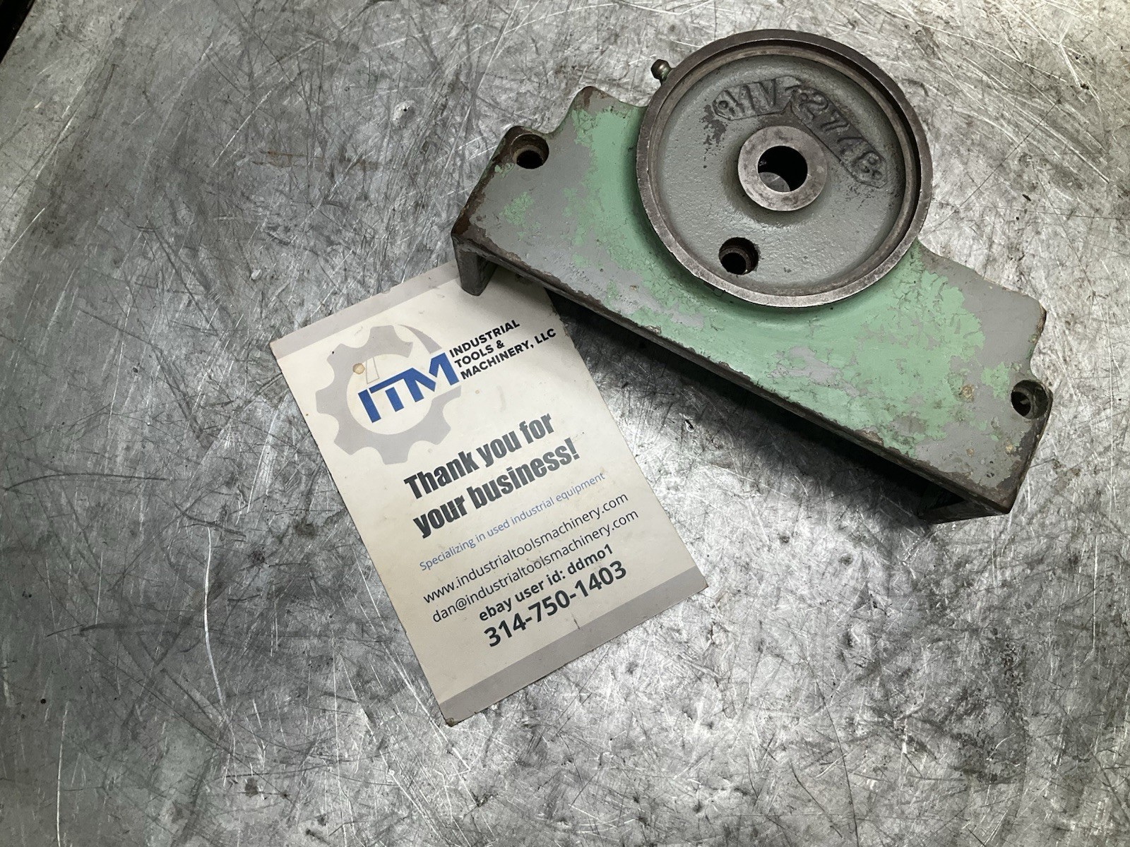 Millrite MVN Milling Machine T-Slot Table End Cap MV2748