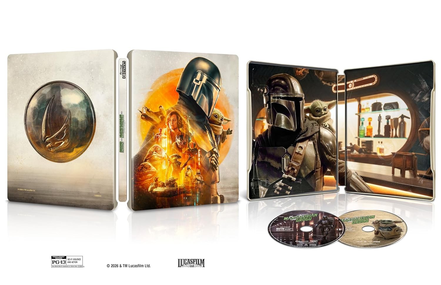 Steelbook The Mandalorian And Grogu (2026) (4K + Digital) PREORDER SHIP 8/25/26