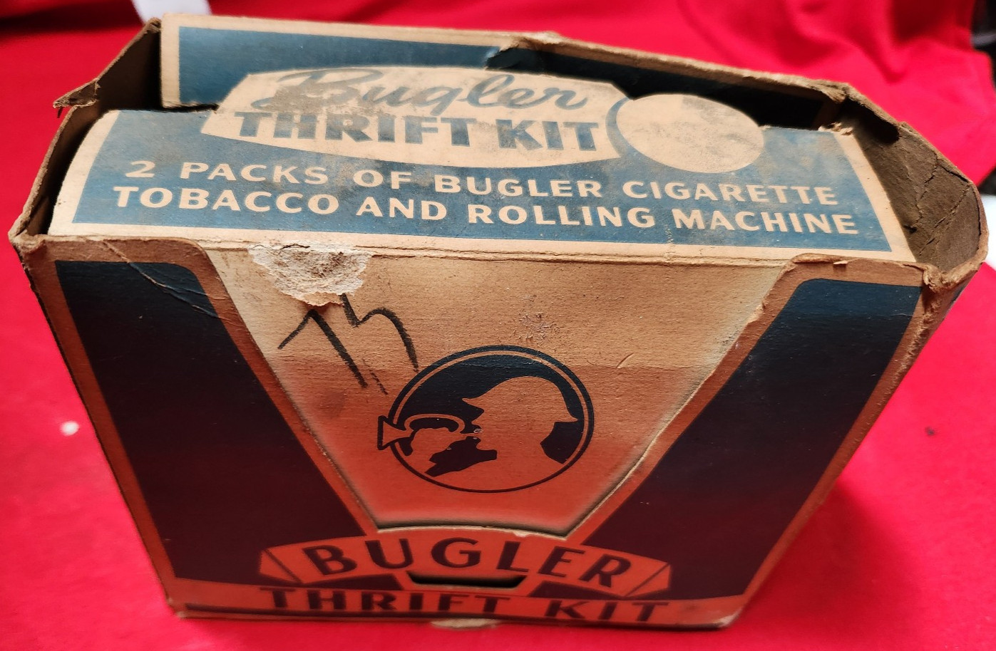 Vintage Bugler Thrift Kit Cigarette Rolling Machine Box instruction 8w6