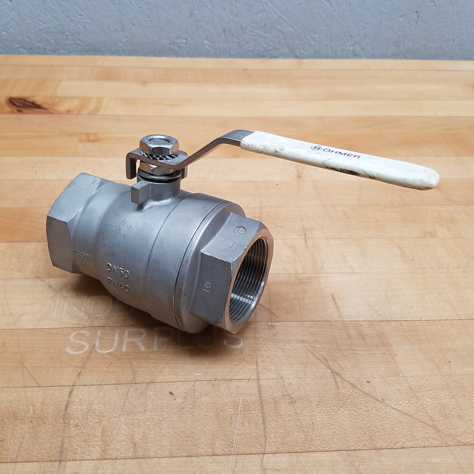 Bohmer Kugelhohne EMG 50-1 1.4581 Ball Valve, DN50, PN40 - NEW
