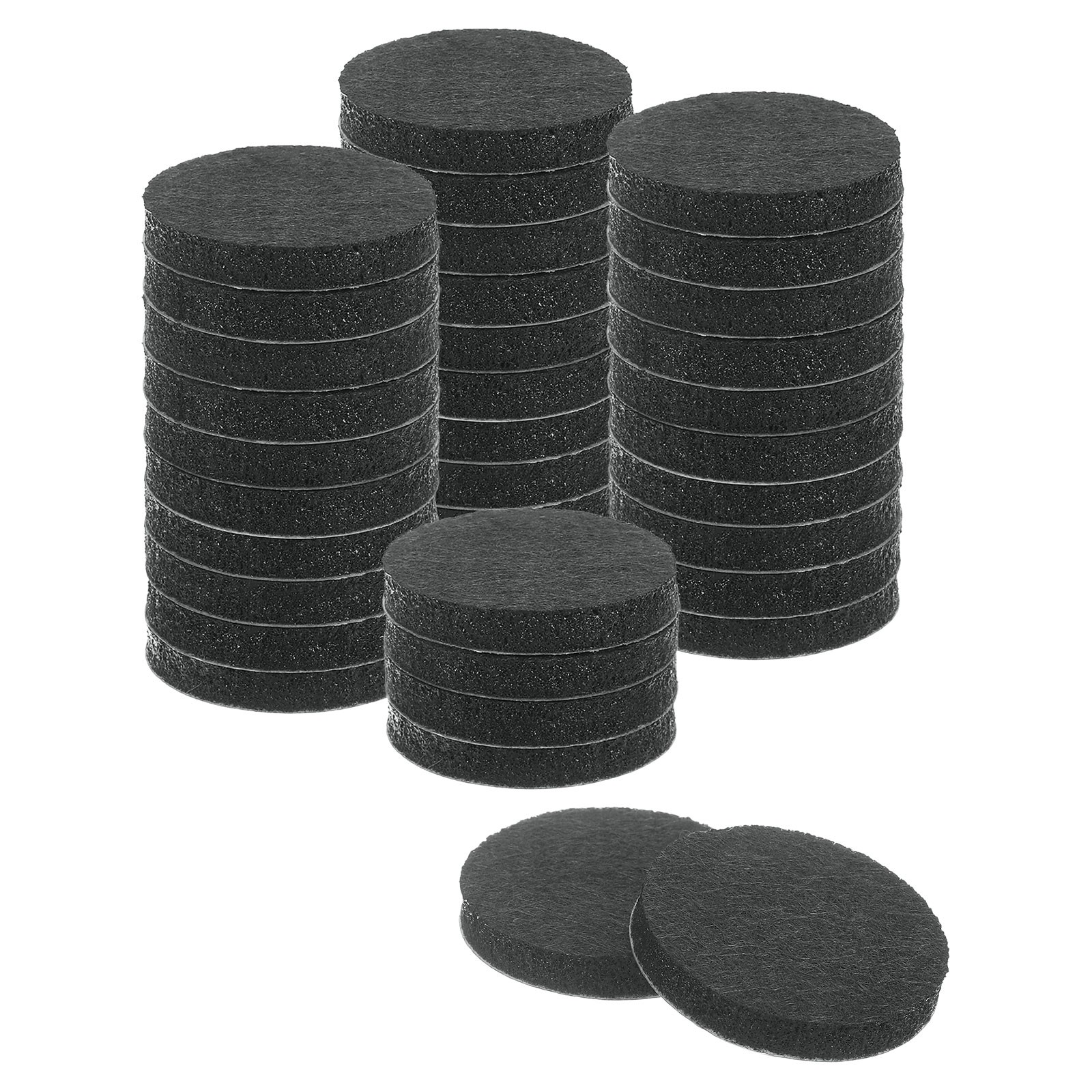 36Pcs Furniture Sliders 1.25" Self Adhesive Felt Furniture Pads (Black)
