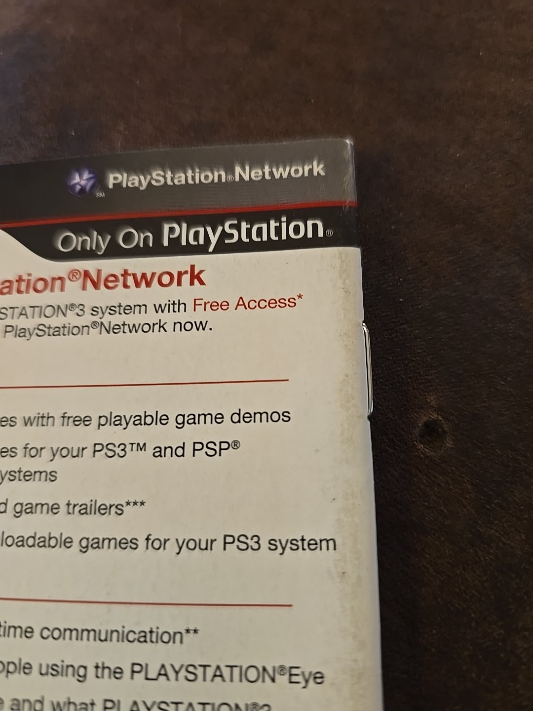 Mag ps3 Manual Only